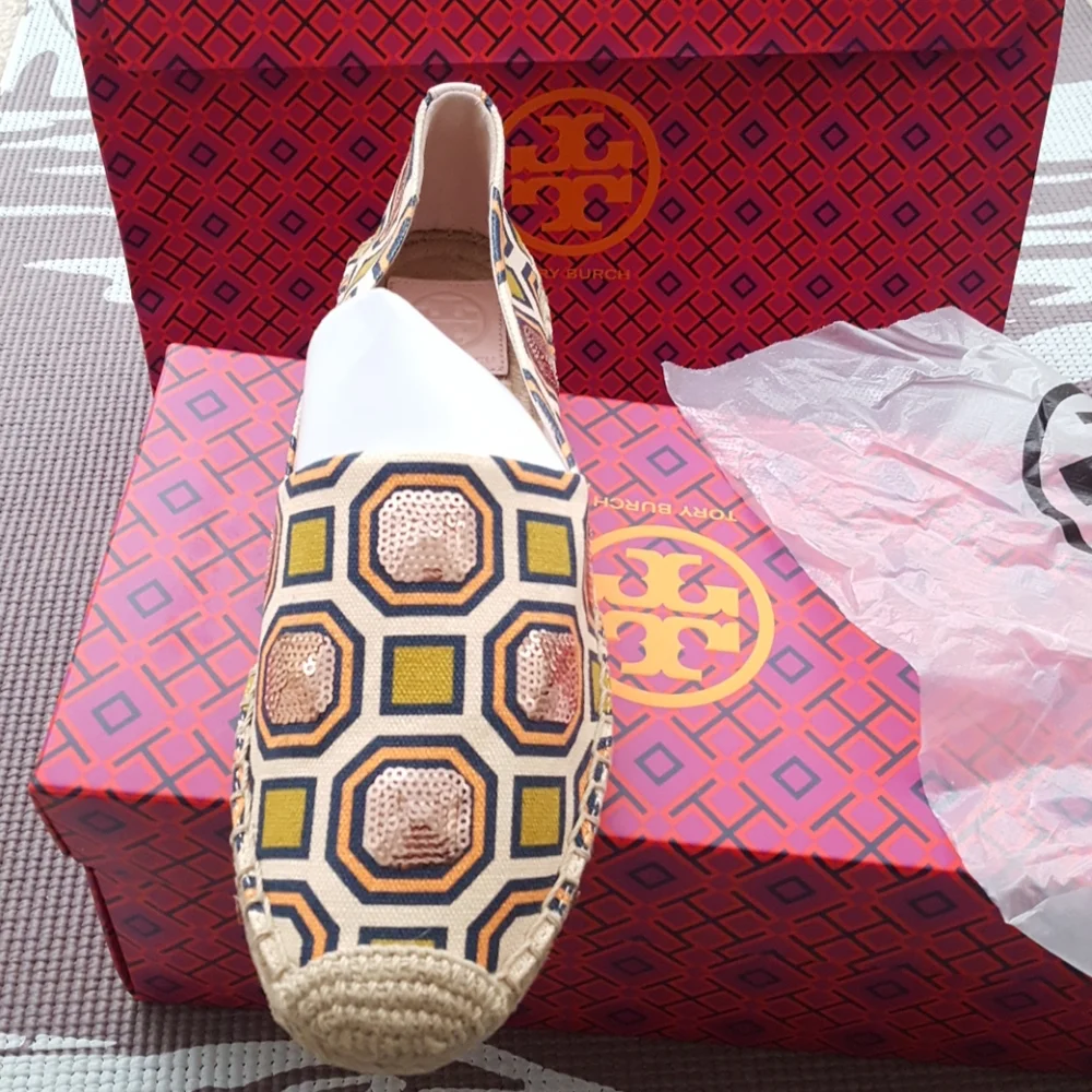 Tory Burch Espadrilles Size 8 NWT